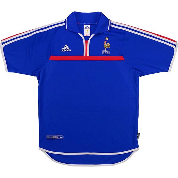 Tailandia Camiseta Francia 1st Retro 2000 Azul